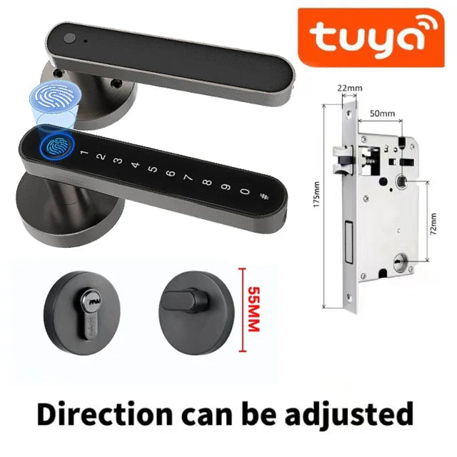 SecureTouch™ Smart Fingerprint Door Lock