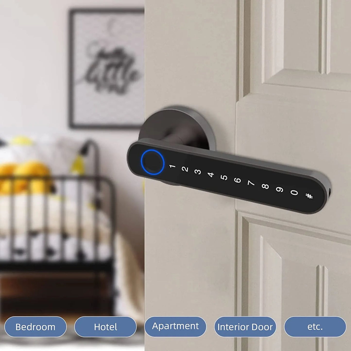 SecureTouch™ Smart Fingerprint Door Lock